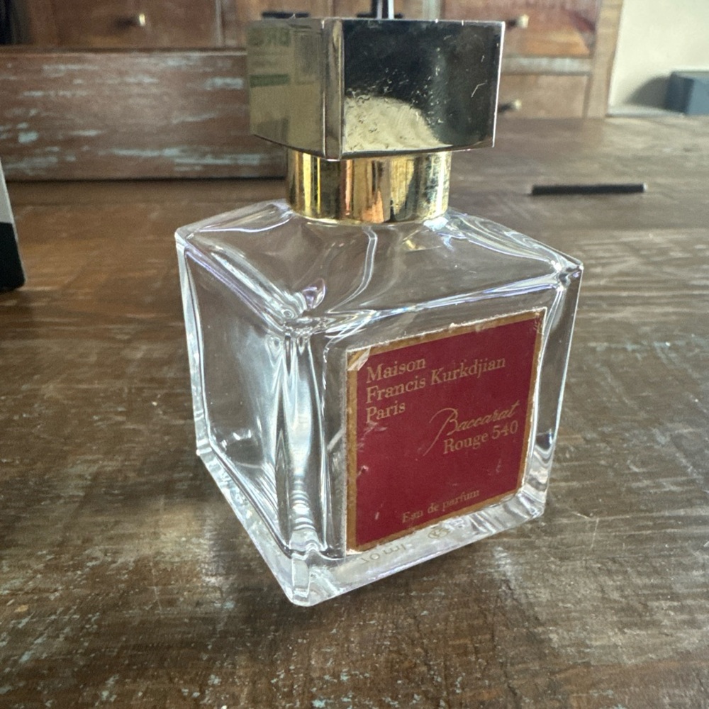 ***EMPTY BOTTLE*** Maison Francis Kurkdjian Baccarat Rouge 540 Perfume bottle